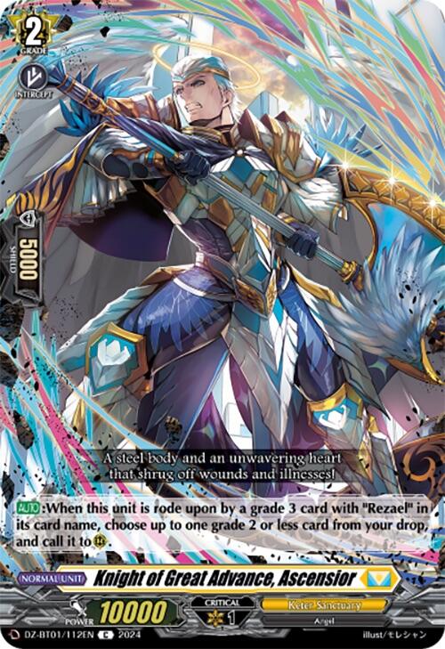 Knight of Great Advance, Ascensior (DZ-BT01/112EN) [Fated Clash]