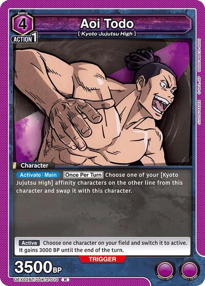 Aoi Todo (UEX02BT: Jujutsu Kaisen Vol.2) Near Mint Foil - Nick Nack's Full Frontal Attack