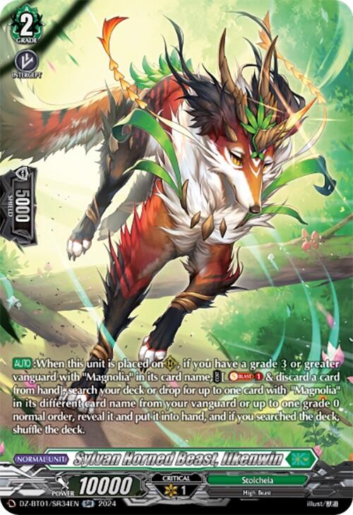Sylvan Horned Beast, Ilkenwin (SR) (DZ-BT01/SR34EN) [Fated Clash]