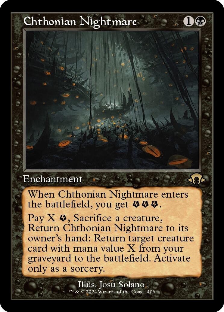 Chthonian Nightmare (Retro Frame)
