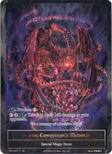 Brutal Conqueror's Memoria (Full Art) (Battle for Attoractia) Near Mint Foil