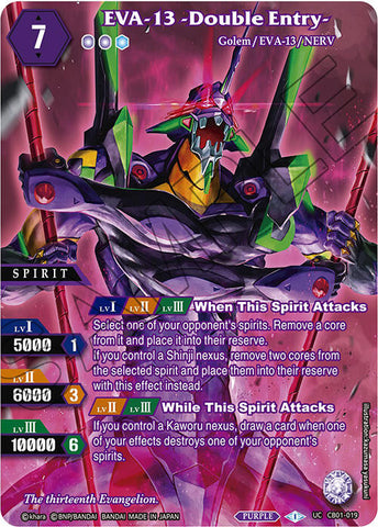 EVA-13 -Double Entry- (Box Topper) (CB01-019) [Collaboration Booster 01: Halo of Awakening]