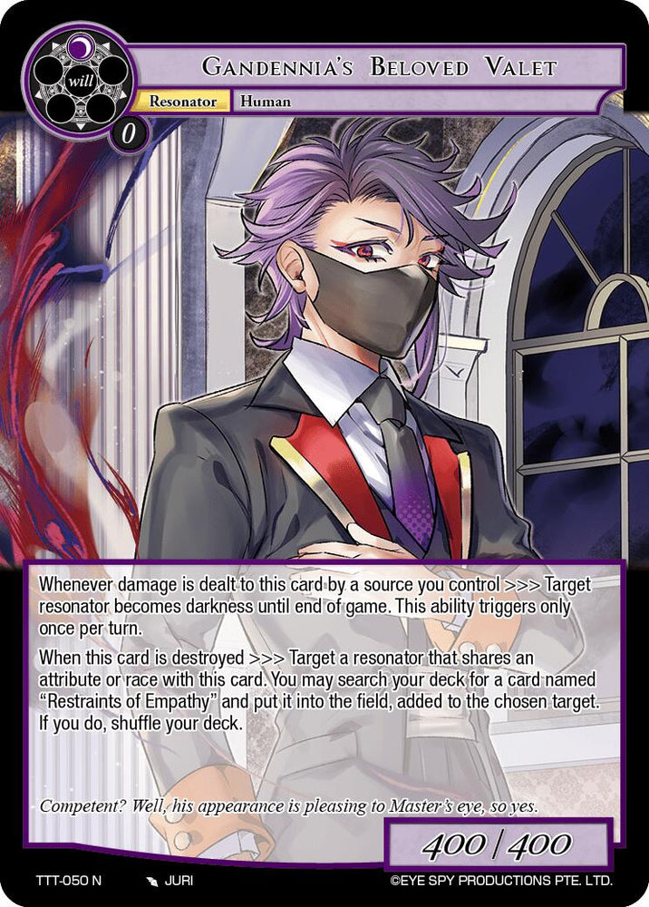 Gandennia's Beloved Valet (TTT-050 N) [Thoth of the Trinity]