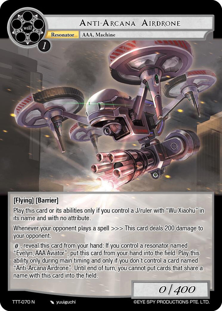 Anti-Arcana Airdrone (TTT-070 N) [Thoth of the Trinity]