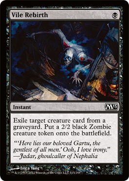 Vile Rebirth (Magic 2013 Core Set) Near Mint - Nick Nack's Full Frontal Attack