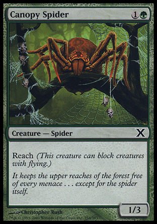 Canopy Spider (10th Edition) Light Play - Nick Nack's Full Frontal Attack