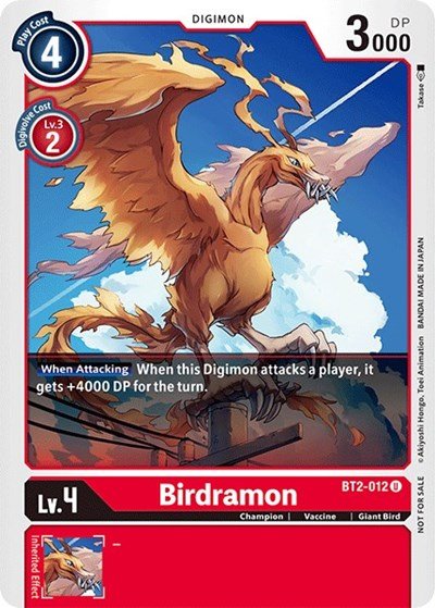 Birdramon BT2 - 012 (Official Tournament Pack Vol.3) (Release Special Booster) Near Mint - Nick Nack's Full Frontal Attack