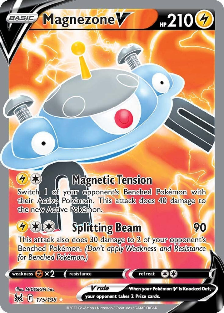 Magnezone V (175/196) [Épée et bouclier : origine perdue] 