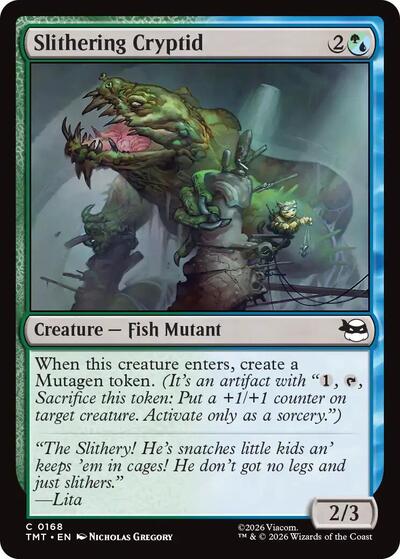 Slithering Cryptid (Teenage Mutant Ninja Turtles) Near Mint Foil - Nick Nack's Full Frontal Attack