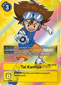 Tai Kamiya (Box Topper) (Great Legend) Near Mint Foil