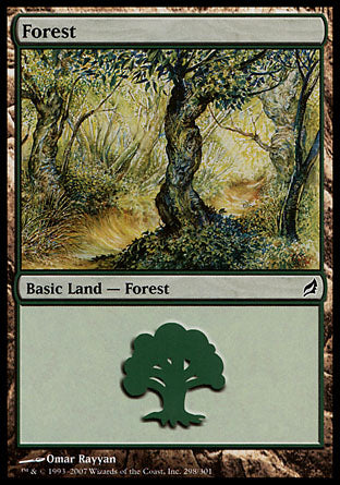 Forest (298) (Lorwyn) Light Play