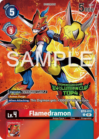 Flamedramon [BT8-012] (2024 Evolution Cup Top 4) [New Awakening Promos]