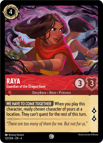 Raya - Guardian of the Dragon Gem (122/204) [Ursula's Return]