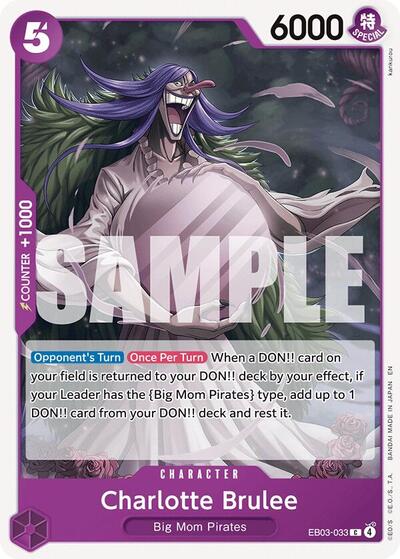 Charlotte Brulee (Extra Booster: One Piece Heroines Edition) Near Mint - Nick Nack's Full Frontal Attack