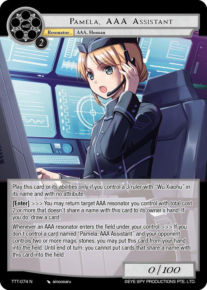 Pamela, AAA Assistant (TTT-074 N) [Thoth of the Trinity]