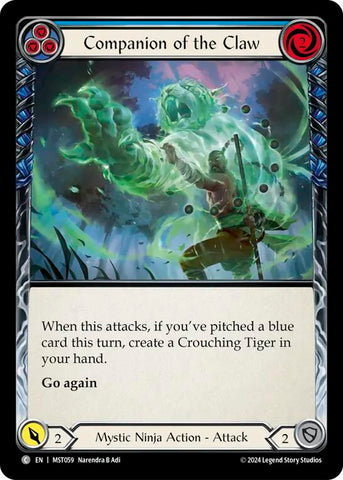 Companion of the Claw (Blue) [MST059] (Part the Mistveil)