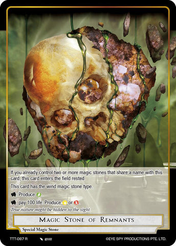 Magic Stone of Remnants (TTT-087 R) [Thoth of the Trinity]