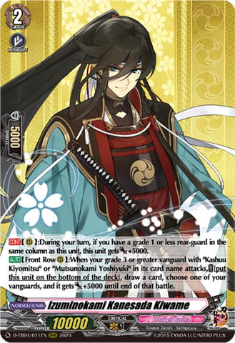 Izuminokami Kanesada Kiwame (D-TB04/011EN) [Touken Ranbu ONLINE 2023]