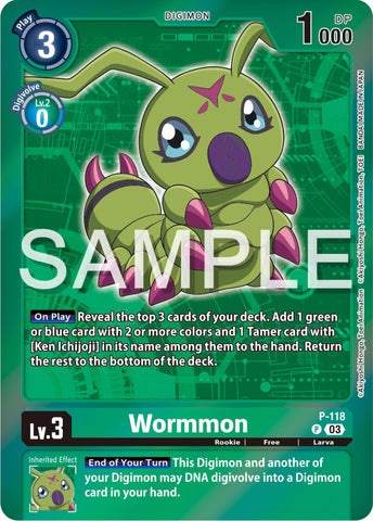 Wormmon [P-118] (Digimon Adventure Box 2024) [Promotional Cards]