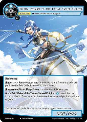 Hydria, Member of the Twelve Sacred Knights (TTT-030 R) [Thoth of the Trinity]