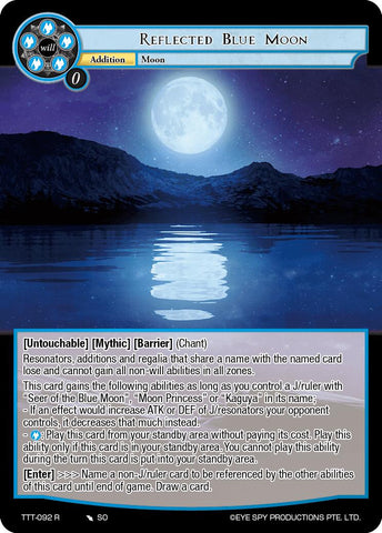 Reflected Blue Moon (TTT-092 R) [Thoth of the Trinity]