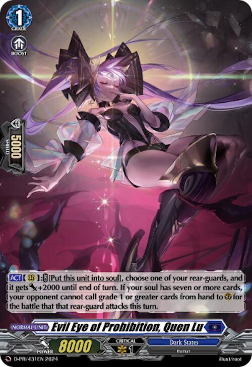 Evil Eye of Prohibition, Quen Lu (Foil) (D-PR/431EN) [D Promo Cards]