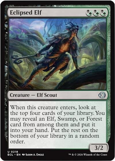 Eclipsed Elf (Lorwyn Eclipsed) Near Mint - Nick Nack's Full Frontal Attack