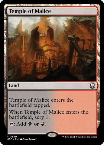 Temple of Malice [Modern Horizons 3 Commander]