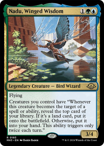 Nadu, Winged Wisdom [Modern Horizons 3 Prerelese Promos]