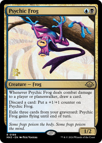 Psychic Frog [Modern Horizons 3 Prerelese Promos]