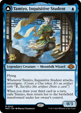 Tamiyo, Inquisitive Student [Modern Horizons 3 Prerelese Promos]