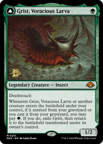 Grist, Voracious Larva [Modern Horizons 3 Prerelese Promos]