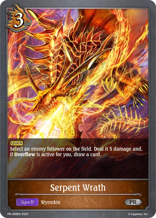 Serpent Wrath (PR-098EN) [Promotional Cards]