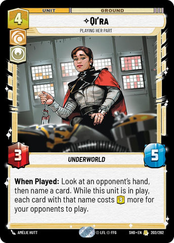 Qi'ra - Playing Her Part (202/262) [Shadows of the Galaxy]