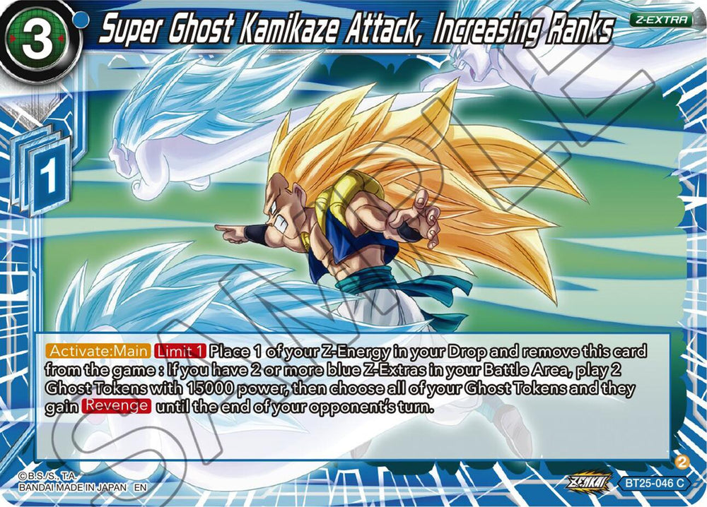 Super Ghost Kamikaze Attack, Increasing Ranks (BT25-046) [Legend of the Dragon Balls]