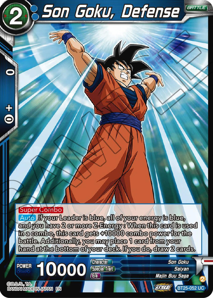 Son Goku, Defense (BT25-052) [Legend of the Dragon Balls]