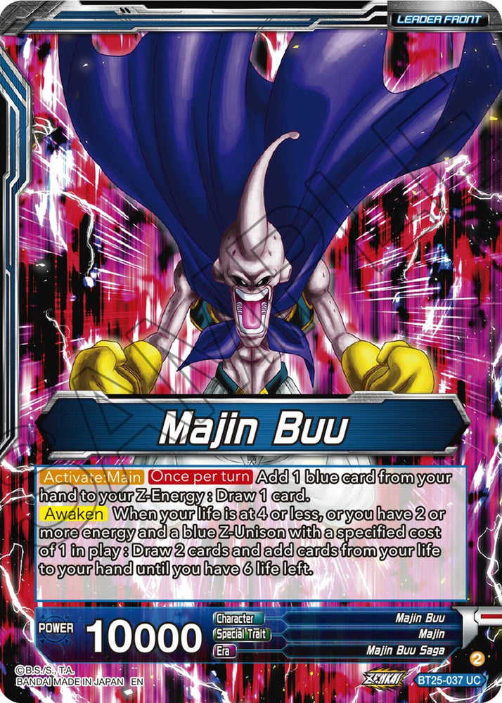 Majin Buu // Majin Buu, Shape-Shifter (BT25-037) [Legend of the Dragon Balls]
