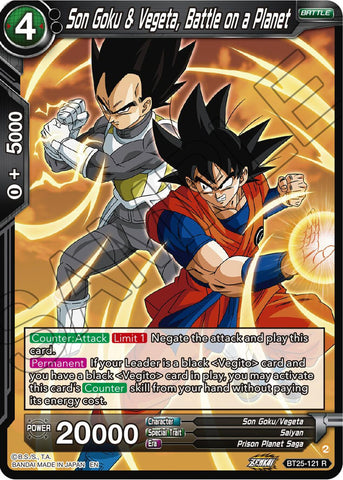 Son Goku & Vegeta, Battle on a Planet (BT25-121) [Legend of the Dragon Balls]