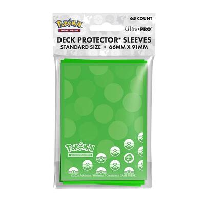 Pokemon 65-Pack Deck Protector: Energy Grass Type