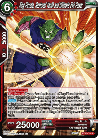 King Piccolo, Restored Youth and Ultimate Evil Power (BT25-020) [Legend of the Dragon Balls]