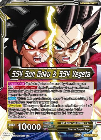 SS4 Son Goku & SS4 Vegeta // SS4 Gogeta, Strongest Fusion Explosion (BT25-098 UC) [Legend of the Dragon Balls]
