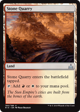 Stone Quarry (Rivals of Ixalan) Near Mint - Nick Nack's Full Frontal Attack
