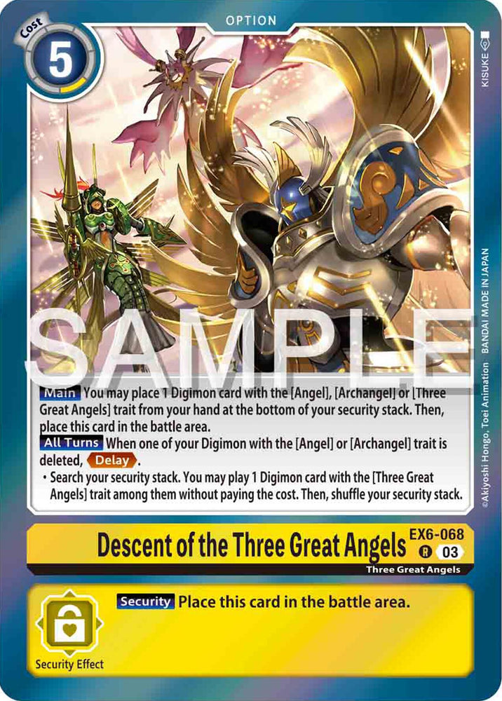 Descent of the Three Great Angels [EX6-068] [Infernal Ascension]