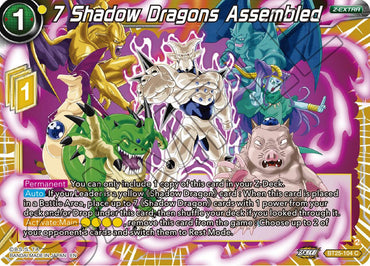 7 Shadow Dragons Assembled (BT25-104) [Legend of the Dragon Balls]