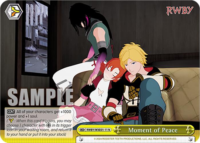 Moment of Peace (RWBY/WXE01-11 N) [RWBY: Premium Booster]