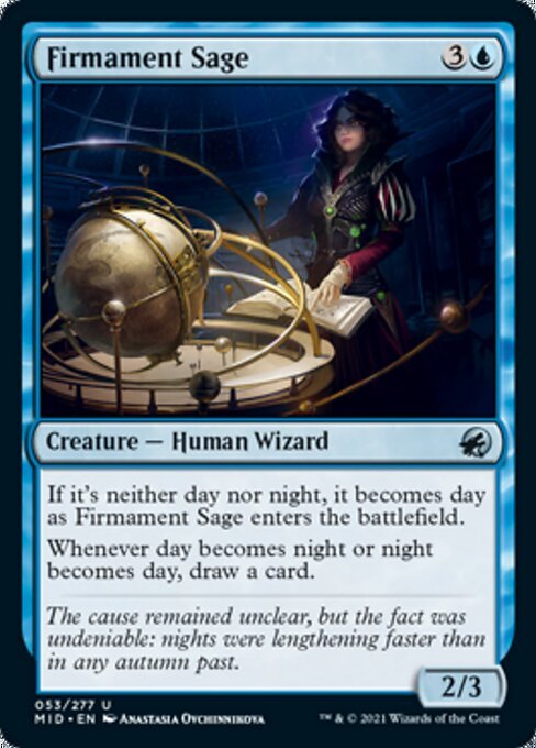 Firmament Sage (Innistrad: Midnight Hunt) Near Mint - Nick Nack's Full Frontal Attack