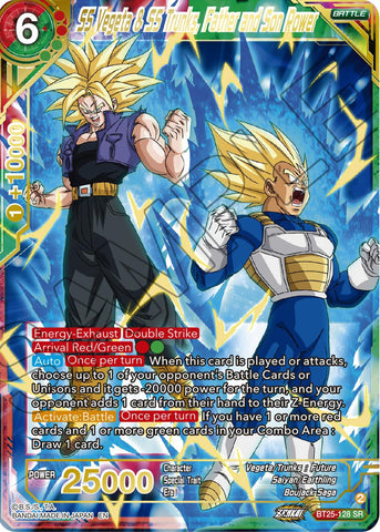 SS Vegeta & SS Trunks, Father and Son Power (BT25-128) [Legend of the Dragon Balls]