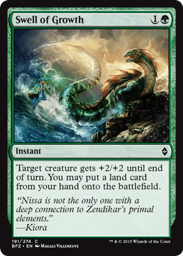 Swell of Growth (Battle for Zendikar) Near Mint - Nick Nack's Full Frontal Attack