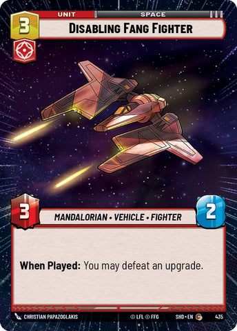 Disabling Fang Fighter (Hyperspace) (435) [Shadows of the Galaxy]