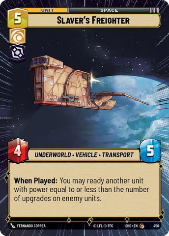 Slaver's Freighter (Hyperspace) (458) [Shadows of the Galaxy]